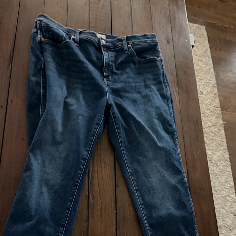 Madewell 10” High-Rise Skinny Jeans Women’s Size 32 Blue Denim Stretch